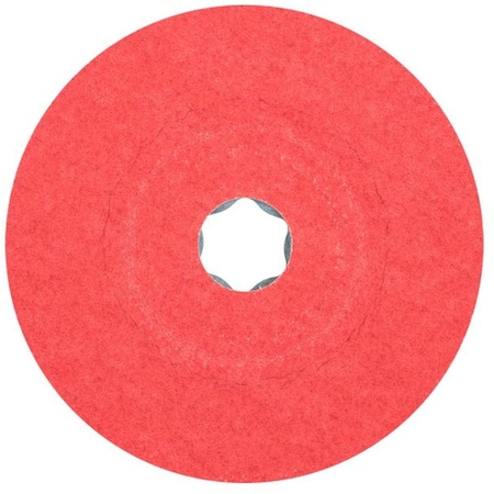 Pferd 40729 COMBICLICK Fiber Disc 4-1/2inDia. Ceramic Ox. CO-COOL 80 Grit 40729-PFERD